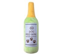 Generico Juguetes para Perros, juego interactivo con forma de botella de vino - Squeaky Juguetes para Perros Acolchados | para Entrenamiento Cachorro Juego Masticación Aburrimiento Estimulación Mental