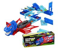 Genérico Juguetes Pista Dinosaurios Set Vehículos Educativo Interactivo | Pista de Juego para Coches Para Niños Preescolar Kindergarten Exterior Interior Jardín Hogar Cumpleaños Viaje