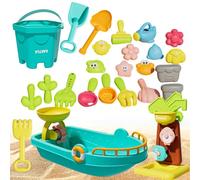 Genérico Juguetes playeros Infantiles,Conjunto de 25 Herramientas excavadoras,Juguetes para Playera | para Agua, natación, Buceo, Vacaciones de Verano en Familia, Piscina Exterior