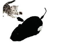 Generico Juguetes plüschmaus con juego de caza de gatos interactivos con reloj con una función de compra perfecta para todo tipo de gatos para jugar y entrenar