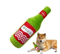 Generico Juguetes que Squeakano Para Perros | Juego Interactivo en Forma de Botella de Vino - Juguetes de Peluche para Perros - Para Cachorros Estimulación Mental Actividad Física Enriquecimiento