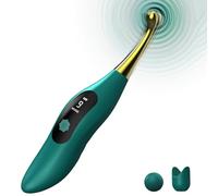 Genérico Juguetes Sexuales con Punto G con 9 Modos De Vibración, Función De Choque, Vibrador De Estimulación De Pezones con Pantalla LCD, Vibradores Estimuladores para Su Silencio