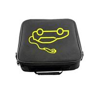 Genérico Jumper Cable Bag for Car Battery - Auto Tools Storage Organizer for Electric Vehicles | Large Capacity Bag for Charging Cables, Cords, Hoses, Round and Square Shapes, Car Accessories