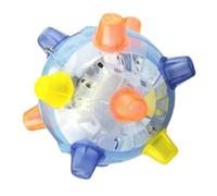 Genérico Jumping Activation Ball for Dogs - Light & Music Toy, Interactive Rolling and Bouncing Pet Ball with Lights and Music, Moving Dancing Toy for Indoor/Outdoor Play for Active Dogs Cats