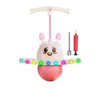 Genérico Jumping Ball Kids, Light-Up Trick Jumper, Adjustable Rope Length, Bouncy Outdoor Sports Equipment, Fun Exercise Toy for Girls Boys Adults, Sturdy Load-Bearing Up To 100kg