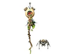 Generico Jumping Spider Decor - Flexible Branch Vines Enrichment | Reptile Cage Enclosure Accessory Kit | Habitat Greenery Plant for Snakes Ball Pythons Chameleons Mantis Gecko Tortoise Frog