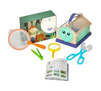 Genérico - Junior Dig | Caza de insectos de verano - Juego de herramientas de visualización de muestras transparentes, equipo de exploración práctico, jardín, césped, parque, aventuras