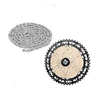 Genérico K7 Cassette de Bicicleta Rueda Libre 8V 9V 10V 11V 12V Cadena Volante Carretera(12SPEED 11-50T)