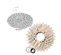 Genérico K7 Cassette de Bicicleta Rueda Libre 8V 9V 10V 11V 12V Cadena Volante Carretera(8SPEED 11-28T)