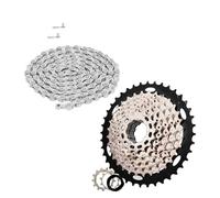 Genérico K7 Cassette de Bicicleta Rueda Libre 8V 9V 10V 11V 12V Cadena Volante Carretera(8SPEED 11-40T)