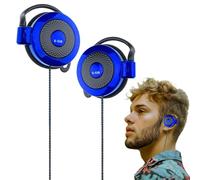 Genérico Kabelgebundene -Ear - 3.5mm Stereo S-520 Ohrhaken Kopfhörer | Leichte Sport Ohrhörer mit Ohrbügel für Fitness Jogging Yoga MP4 Handy Tablet Universal Audio