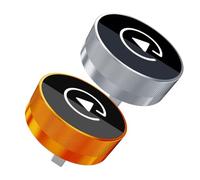 Genérico Kabelloser Autoadapter - Nahtlose Drahtlose Konnektivität | Auto & Box Mit Runder Aluminiumlegierung | Für Musikstreaming, Anrufe Und Radio, Kompaktes Design In Silber Oder Orange