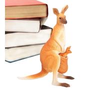 Genérico Kangaroo Action Figures - 12cm Mother Wildlife Model, Animal Figurines | Simulated Toy Set for Collection Kids Age 3-5 6-12 Birthday Cake Decor Gift