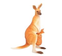 Generico Kangaroo Animal Figure - Wild Parent Sculpture Set, Hand Painted Collectible Toys | Cute Kangaroo Model For Children Birthday Present Cake Learning Display Play Toy Figure Set Kids Fun Toy