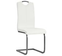 Generico kangqiling 275464 - Sillas de comedor voladizas (6 unidades), color blanco