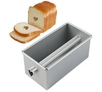 Genérico Kastenformen Antihaftbeschichtet - Brotbackform aus Aluminiumlegierung mit Deckel | Wiederverwendbare Toastbox mit abnehmbarem Rohr für Kuchen, Sandwiches, Hackbraten und süßes Gebäck