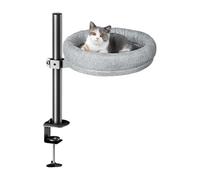 Generico Katzenbett-Schreibtischnest, Katzenbett für Schreibtisch - 360° drehbares -für Katzen - Platzsparendes Design-Schreibtisch-Kätzchenhaus für Beistelltisch, Schreibtisch, Tisch