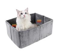 Genérico Katzenhöhlenbett - gemütliches Versteck | Isolierte Schlafkapsel, Bequem, Warm, Rückzugsort für drinnen und draußen, für Kätzchen, Entspannung, Reisen, Winterschlaf, Lounge-Kissen, Sofa, STU