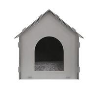 Generico Katzenunterstand für Draußen - Wasserdichtes Geschlossenes mit Liegefläche | Wetterfeste Katzenhütte | Klappbar fürr Terrasse Hinterhof Garten Haus Kätzchen Tiere Schlafen Outdoor Nest