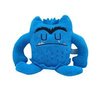 Genérico Kawaii Color Monstruo de Peluche Muñeca Niños Emoción Peluche Peluche para Niños Regalos de cumpleaños Navidad (Azul)