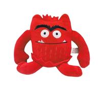 Genérico Kawaii Color Monstruo de Peluche Muñeca Niños Emoción Peluche Peluche para Niños Regalos de cumpleaños Navidad (Rojo)