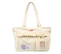 Genérico Kawaii Ita Bag with Transparent Pin Display, Anime Badge Shoulder Bag with Insert, Cute Messenger Bag for Pins and Anime Fans (Yellow)