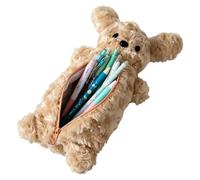 Genérico Kawaii Pencil Case,Plush Animal 3D Large Capacity Pouch for School | Large Capacity Pouch,Plush Cushioning,Zip Closure,Compact Design,Colorful Cute,School Day,Home Study,Birthday Gift