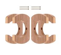 Genérico Kayak Paddle Holder Wall Mount 4 Pieces Oars Organizer