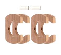 Genérico Kayak Paddle Mount, Wall Storage Oar Holder Set, 4 Piece Secure Hanging System, Heavy Duty Steel Bracket Build, Space Saving Garage Design Style, Garage Shed Basement Use for Canoe