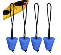 Genérico Kayak Scupper Plugs - Kayak Stopper Plugs,4 Pieces 1.57 Inch Universal with Lanyard | For Canoe Assault Boat Vessels Mooring Water Activities