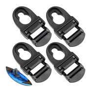 Genérico Kayak Seat Buckle Accessories - Nylon Backpack Adjustment Buckle | 4pieces Kayak Seat Strap Buckles | Adjustable Nylon Backpack Buckles Replacement for Various Brands of Kayaks