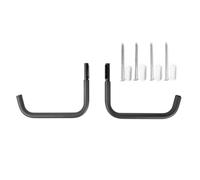 Genérico Kayak Storage Rack - Wall Mounted Canoe Holder, Pair Heavy Duty Organizer with Load Bearing Support for Home Use, Powder Coated Steel Wall Rack for Boats, Garage Storage System