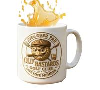 Genérico Keramik Golf Tasse - Kaffeebecher, Origineller Milchbecher, Hochwertige Trinkgefäß | Für Golf Verein Mitglieder Ehemann Sportfans Geburtstag Weihnachten Turnier Kaffee Geschenk