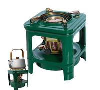 Genérico Kerosene Stove - 8-Burner Windproof Camping Stove | Portable Cooking Heater For Home Outdoor | 700ml Capacity, 8 Cotton Wicks, For Picnic Camping Eмergency, 2-3 People