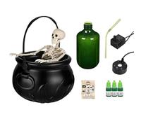 Generico Kettle Pot - Witch Halloween Cauldron | Cuenco difusor Negro Vintage | Decoración Espectacular | Pieza clásica de Acento temática para exposición para la Fiesta al Aire Libre