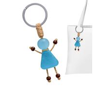 Genérico Key Chain, Acrylic Friendship Handmade Sea Glass Pendant & Decorative Key Chain, Perfect for Purse Wallet Backpack, Women Men, Stocking Stuffers, Christmas Birthday, Friends, Party Favors