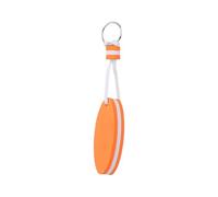 Generico Key Chain, Keyring Pendant, 0.59x3.15x1.38 Inches Size Oval Shape Waterproof Floating Key Holder, Water Sports Accessory for Boating, Fishing, Pool, Lake and River Trip, naranja, Fare