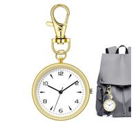 Genérico Key Chain Watch, Decorative Clock, 8.2x4x0.7cm/3.23x1.57x0.28 Inches Portable Quiet Timepiece, Unisex Analog Design, Battery-Operated Movement, Outdoor Travel School Use