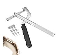 Genérico Key Cutter Tool - Aluminum Steel 15cm, Cars Key Pliers, Multifunctional Tool, Vehicle Repair | Ergonomic, Non-Slip, Folding Design With 3 Pins For Marine, Motorcycle, RV, Truck