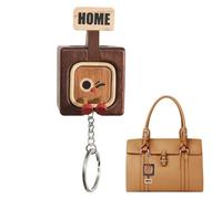 Genérico Key Hanger Cute Home Decor Wooden Organizer