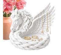 Genérico Key Holder Bowl - Decorative Horse-Shaped Tray, Artistic Catchall Bowl For Organized Entryways, Practical Storage For Keys, Wallets, Jewelry And Rings On Tables, Desktops And Office Desks