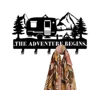 Genérico Key Holder For Wall | Metal Key Rack For Wall - Keys With Mounting Hardware, Decorative Walls Mount Keys Rack For Purse, Jackets, Towels, Scarves