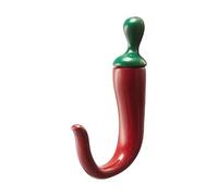 Genérico Key Holder - Spicy Themed Coat Rack, Red Pepper Aesthetic Wall Mount, Metal Finish Hardware, Secure Mounting System, Organization Solution Item, Ideal for Hanging Accessories