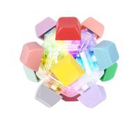 Genérico Keyboard Fidget Toy - Light Up Press Button Keyboard, 12 Color LED Sensory Clicker with Portable Design, Stress Relief Toys for Work School Travel Classroom Home Desk Bag