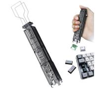 Generico Keyboard Key Remover - 2 en 1 Anti Slipping Keycap Puller | Universal Key Cap Removal Tool | Essential For Mechanical Hot Swappable Keyboard Maintenance And Cleaning