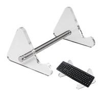 Generico Keyboard Stand - Acrylic Keyboard Display | Keyboard Holder Stand, 2-Tiers Keyboard Stand For Multiple Keyboards, 1-Tier Keyboard Stand, Acrylic Keyboard Stand With 3-Tiers