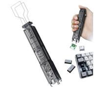Genérico Keycap Remover Tool, 2-In-1 Ergonomic Tool, Strong Sturdy Removal Accessory, Hot Swappable Keyboard Extractor, Key Caps Maintenance Device, Convenient Use for Desktop Laptop