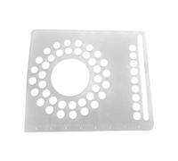 Genérico Keychain Design Board - Acrylic Bracelet Bead Board | Beading Boards Acrylic Wristband Beading Trays | Wristlet Keychain Tools Wristband Maker Jewelry Making Supplies Jewelry Charm Bracelet