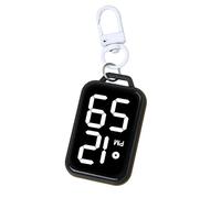 Genérico Keychain Digital Watch, Electronic Timepiece Keyring, Touch Screen Mini Watch, Portable Compact Lightweight Accurate Quartz Display, for Students Adults Teens Commuting Exams Hiking Travel