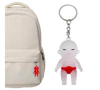 Genérico Keychain Doll - UV Color Changing Cute African Doll